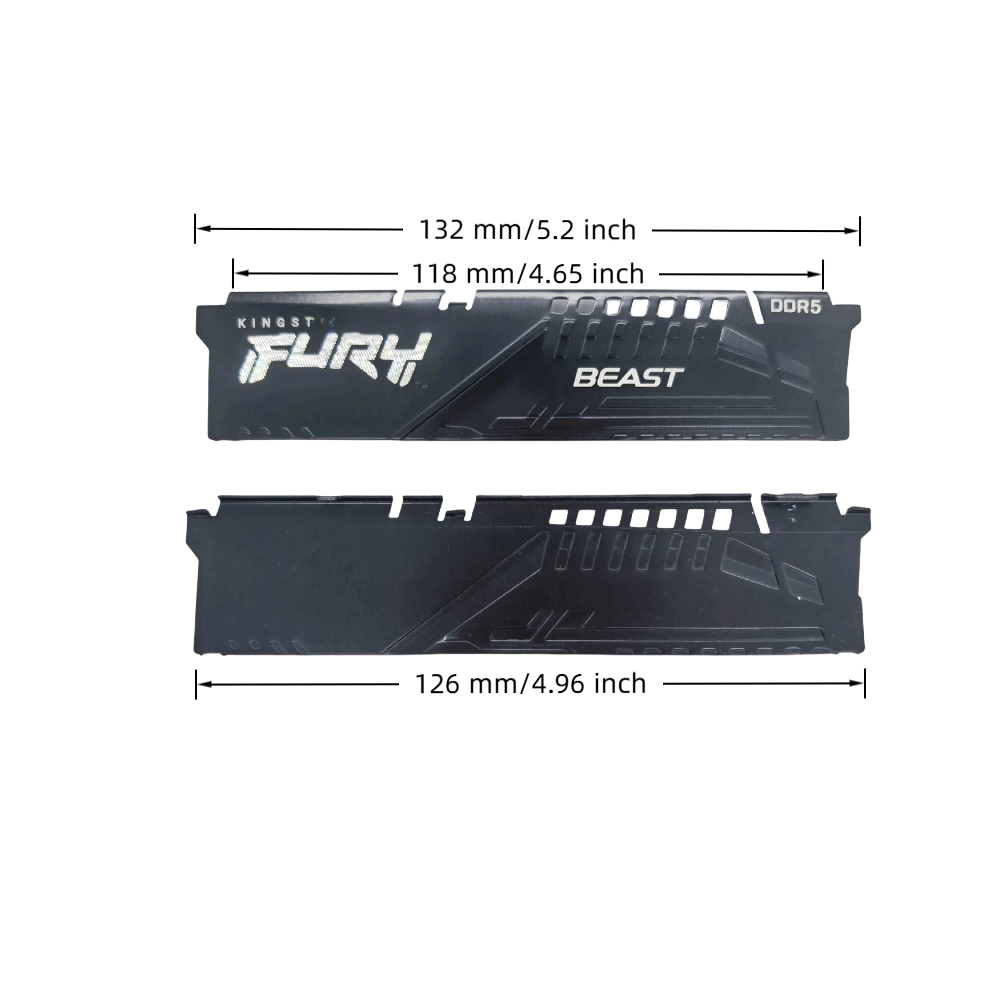 Ddr4 Desktop Ram - TISHRIC 10 Stück Desktop-Speicher-Kühlkörper Aluminiumlegierung Wärmeableitungs-Weste