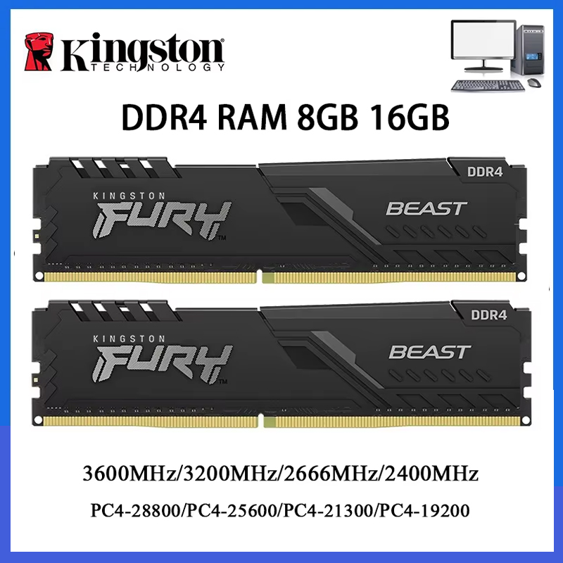 Ddr4 3200 16Gb - DDR4 Kingston BEAST RAM 3200MHz 2666MHz