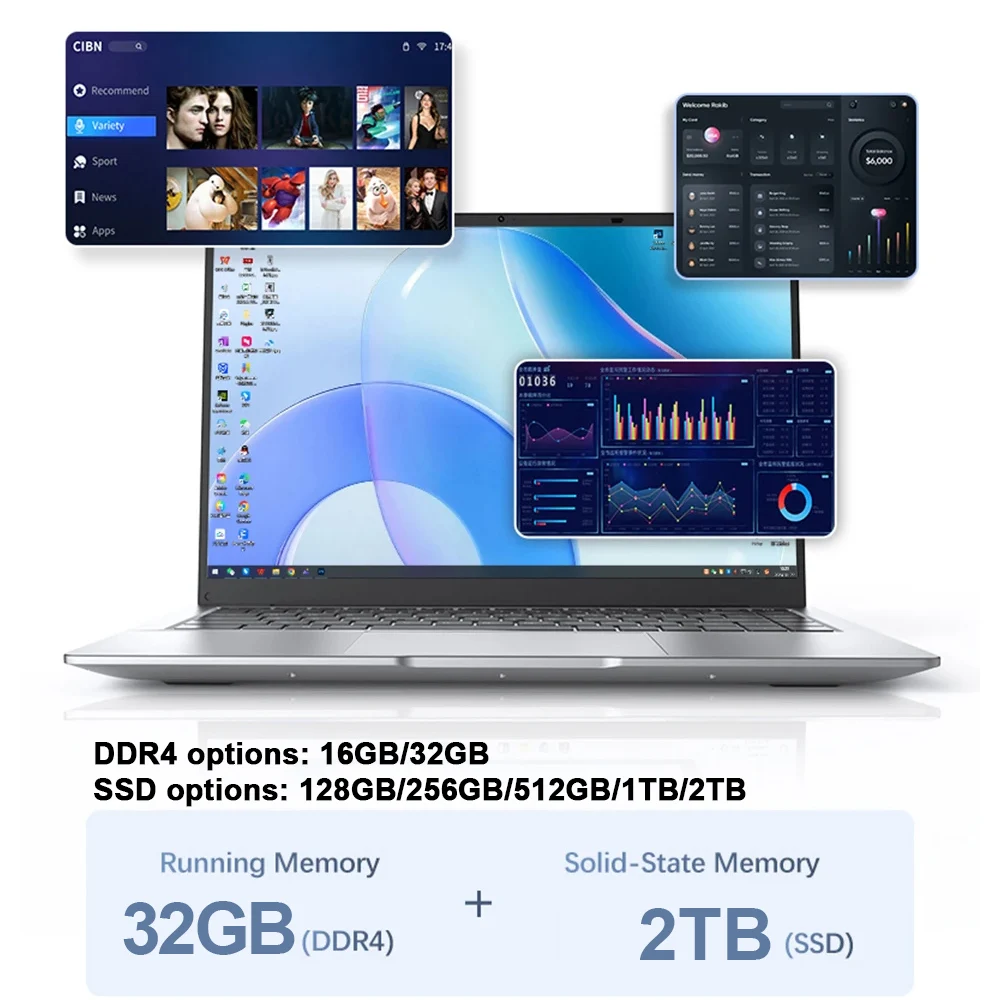 2026 Neuer 14,1 Zoll Ultra-Dün – Ddr4 32Gb Bewertung und Preis