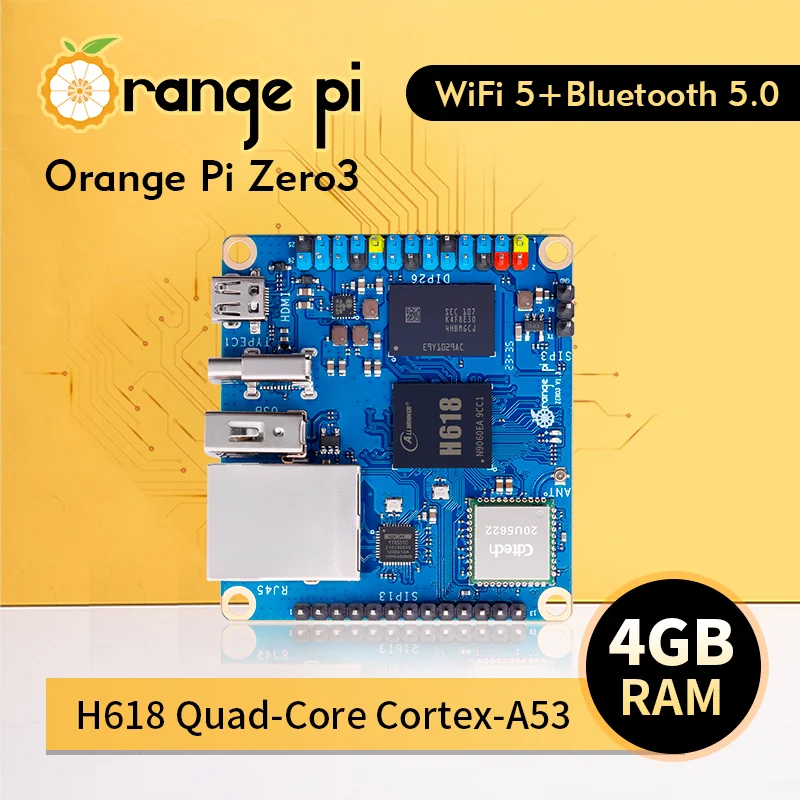 Orange Pi Zero 3 1G 1.5G 2G 4G – Ram Memory Module Bewertung und Preis